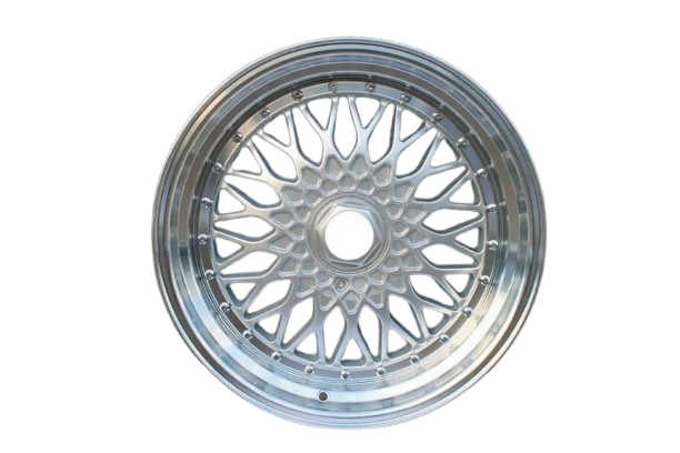 Automotive Wheel Rim Replacement Silver BBS Style 20 Inch