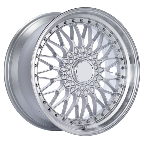 Automotive Wheel Rim Replacement Silver BBS Style 20 Inch