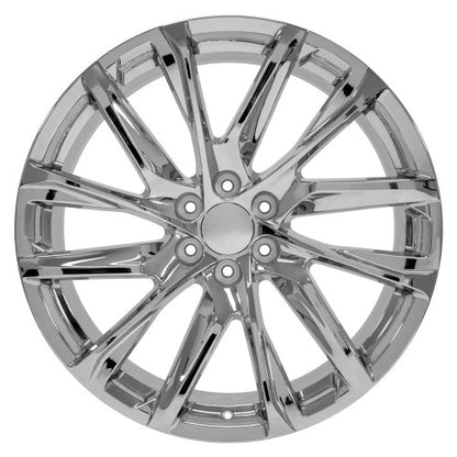 Automotive Wheel Rim Replacement Silver GMC Style 22 Inch