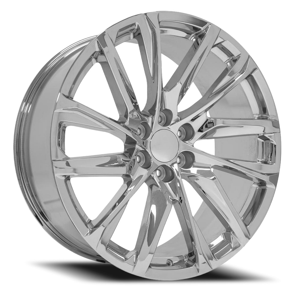 Automotive Wheel Rim Replacement Silver GMC Style 22 Inch
