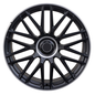 Automotive Wheel Rim Replacement Matte Black Mercedes Style 18 Inch
