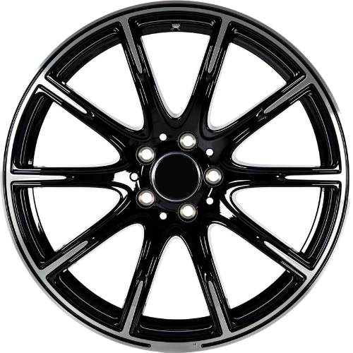 Automotive Wheel Rim Replacement Black Brabus Style 20 Inch