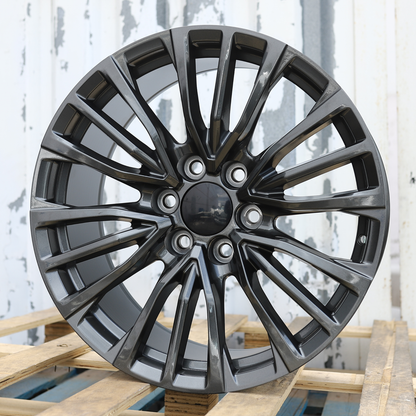 22x9" Gray Wheels (6x139.7) Fits Chevy Tahoe Suburban GMC Yukon Cadillac Escalade