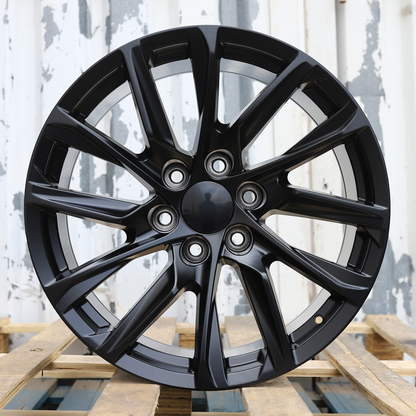 20x9" Matte Black Wheels (6x139.7) Fits Chevy Tahoe Suburban GMC Yukon Cadillac Escalade