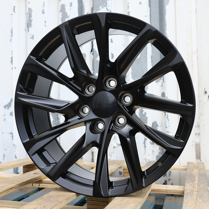 20x9" Matte Black Wheels (6x139.7) Fits Chevy Tahoe Suburban GMC Yukon Cadillac Escalade