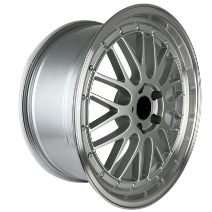 Automotive Wheel Rim Replacement Silver  BBS LM Model Style 19 Inch