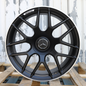20x8.5"/20x9.5" Satin Black Mercedes E63 AMG Style Wheels (5x112) Fits E-Class C-Class CLS GLC AMG