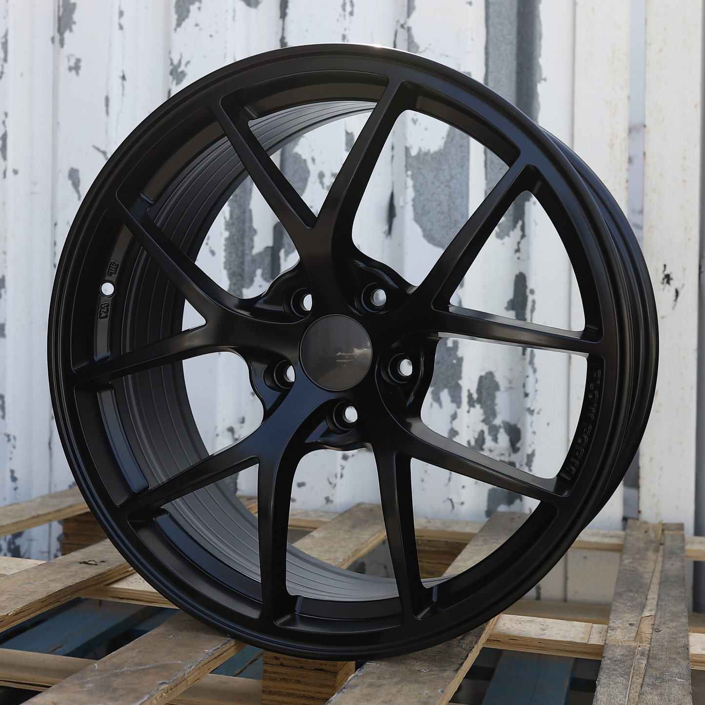 19x9.5" Satin Black RI-A BBS Wheels (5x120) Fits BMW 3 Series 5 Series
