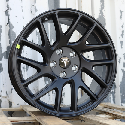 19x8.5" Gunmetal Photon Style Wheels (5x114.3) Fits Tesla Model 3 & Model Y AWD/RWD, Long Range & Performance