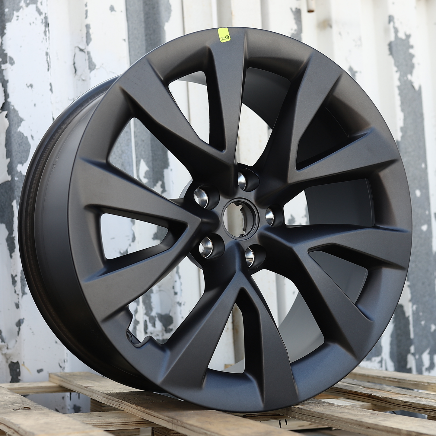 20x9"/20x9.5" Gunmetal Gray Cyberstream Style Wheels (5x120) Fits Tesla Model S & Model X AWD, Long Range & Plaid