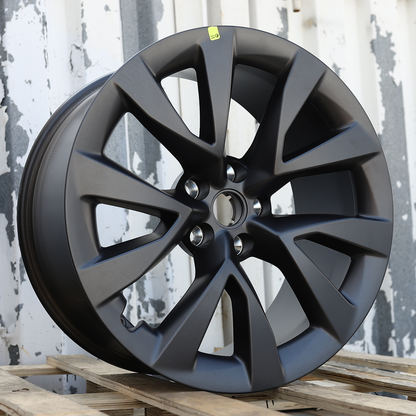 20x9"/20x9.5" Gunmetal Gray Cyberstream Style Wheels (5x120) Fits Tesla Model S & Model X AWD, Long Range & Plaid