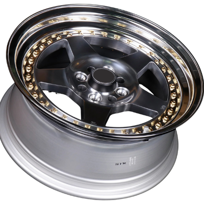 Automotive Wheel Rim Replacement Hyper Black Work Meister Style 18 Inch