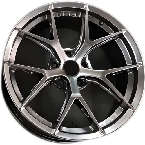 Automotive Wheel Rim Replacement Hyper Black BBS FI-R Model Style 19 Inch