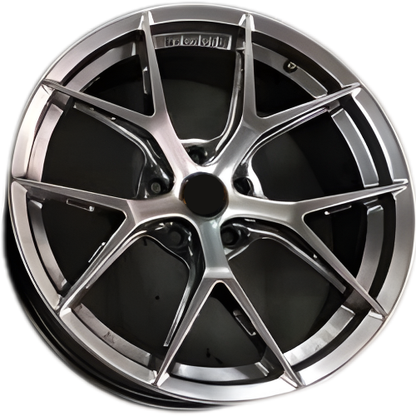 Automotive Wheel Rim Replacement Hyper Black BBS FI-R Model Style 19 Inch