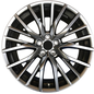 Automotive Wheel Rim Replacement Hyper Black Lexus Style 20 Inch
