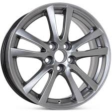 Automotive Wheel Rim Replacement Hyper Silver Lexus IS Model Style 18 Inch