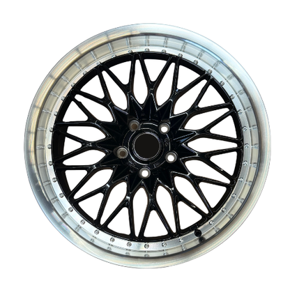 Automotive Wheel Rim Replacement Black Work VSXV Style 19 Inch