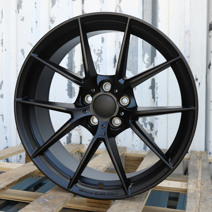 18x8"/18x9" Satin Black 763M Style Wheels (5x120) Fits BMW E90 F30 E60 F10 3 5 7 Series X5 X6