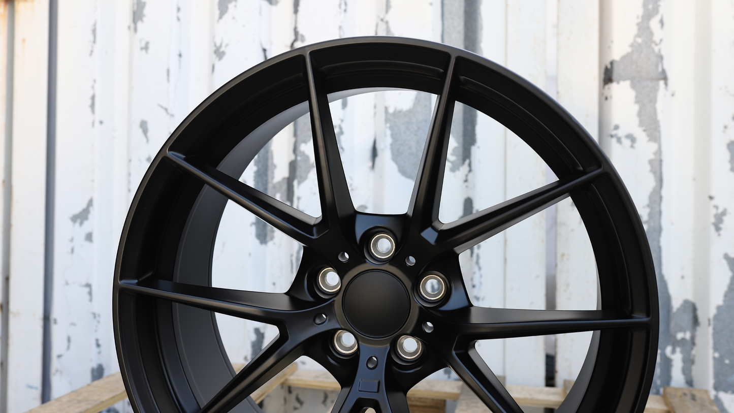 19x8.5"/19x9.5" Satin Black 763M Style Wheels (5x112) Fits BMW G20 G30 X3 X5 3 4 5 Series