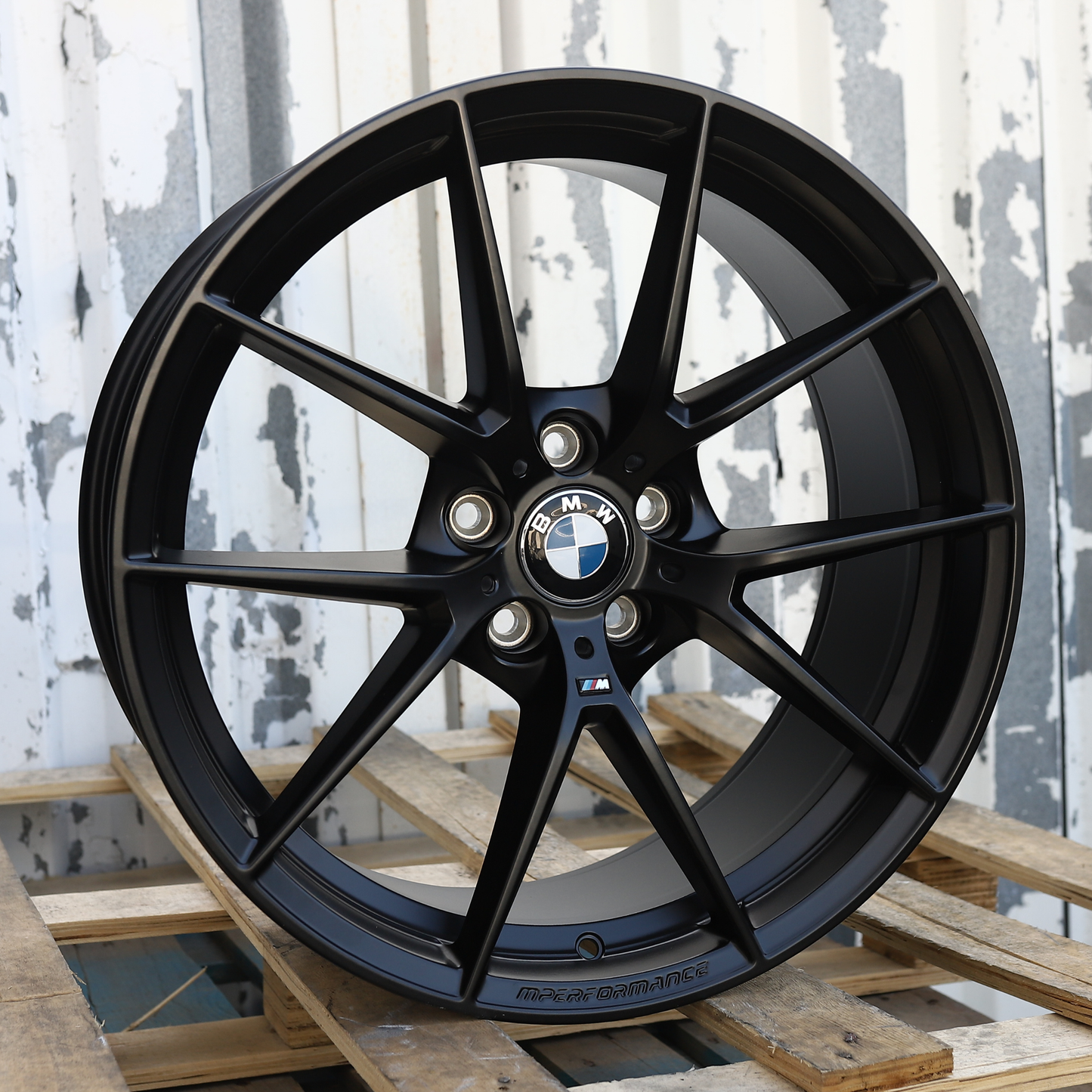 18x8"/18x9" Satin Black 763M Style Wheels (5x120) Fits BMW E90 F30 E60 F10 3 5 7 Series X5 X6