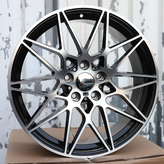 19x8.5"/19x9.5" Black Machine 666M Style (5x120) Wheels Fits BMW F30 F10 G30 E90 3 5 7 Series X5 X6