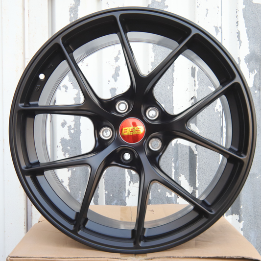 19x9.5" Satin Black Wheels (5x112) Fits Mercedes C300 C43 E350 E400 CLS550 S550