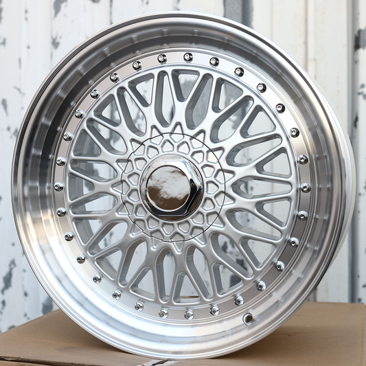 18x8" BBS Super RS Style Wheels (5x100/5x114.3) Fits 350Z 370Z G37 WRX BRZ Supra IS